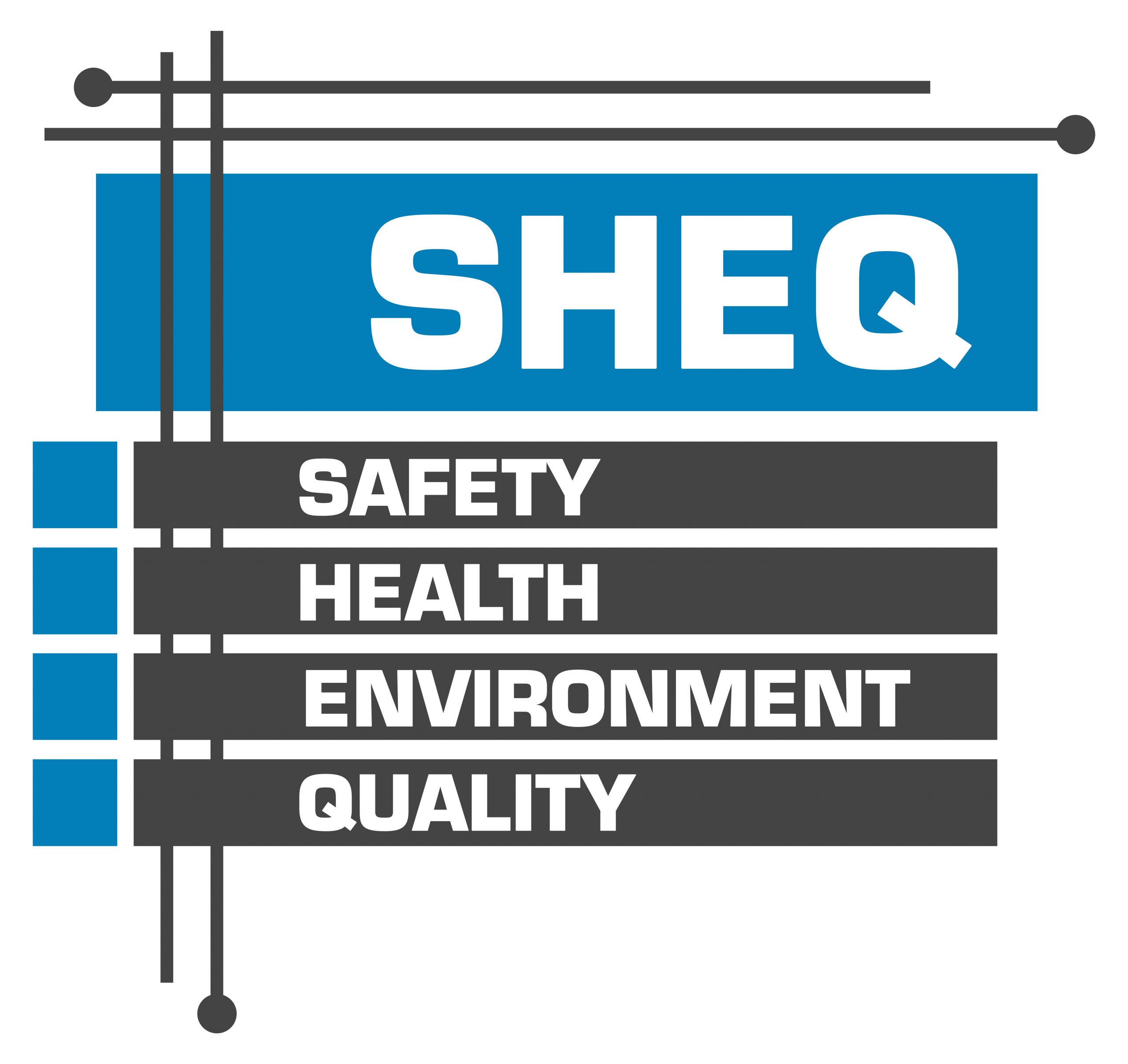 Sheq,-,Safety,Health,Environment,Quality,Written,Over,Blue,Grey